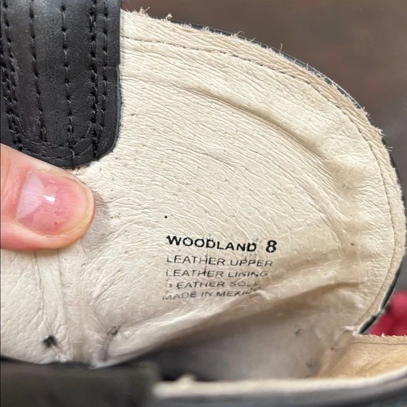 Freebird Woodland New without box Never Worn Black Western Cowboy Boots - Picture 7 of 7